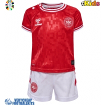 Denmark Replica Home Minikit Euro 2024 Short Sleeve (+ pants)